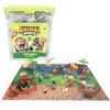 Set of Wild Animals Colorbaby Plastic 13 x 12 x 5 cm (4 Units)