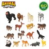 Set of Wild Animals Colorbaby Plastic 13 x 12 x 5 cm (4 Units)