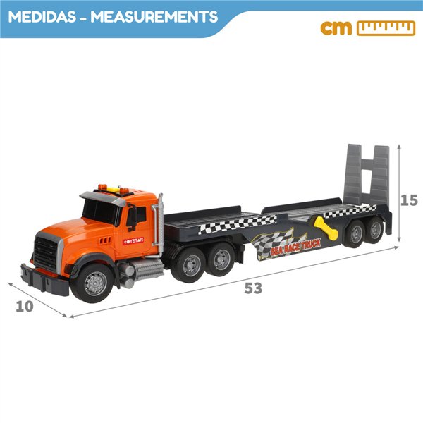 Vehicle Carrier Truck Speed & Go 53 X 15 X 10 CM (2 Units)