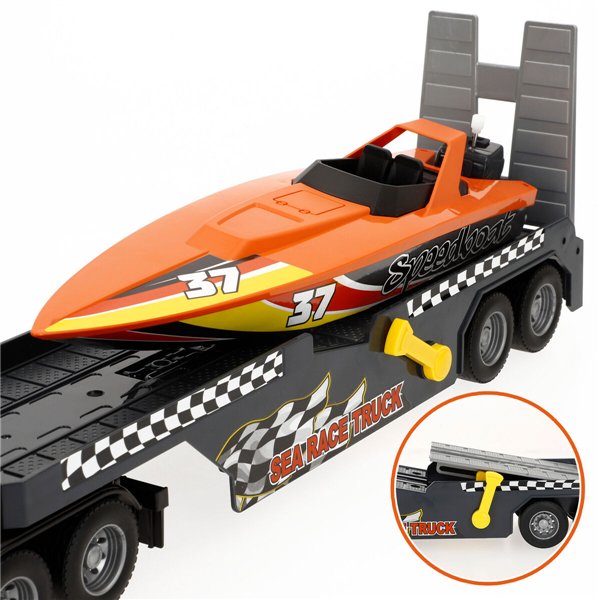 Vehicle Carrier Truck Speed & Go 53 X 15 X 10 CM (2 Units)