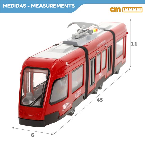 Train Speed & Go 45 X 11 X 6 CM Friction 2 Units