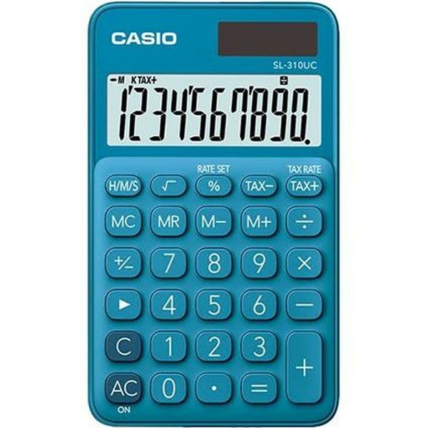 Calculator Casio SL-310UC-BU Blue Plastic 7 x 0,8 x 11,8 cm