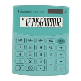 Calculator Vector KAV VC-812 GN Green