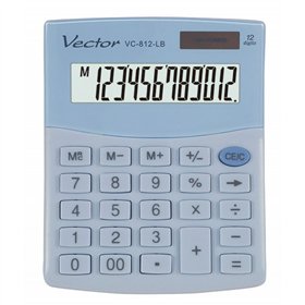 Calculator Vector KAV VC-812 LB Blue