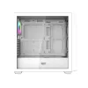 Darkflash DS900WD ATX computer case (White) + 4 fans