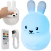 RGB Night Light with Remote Control - Rabbit