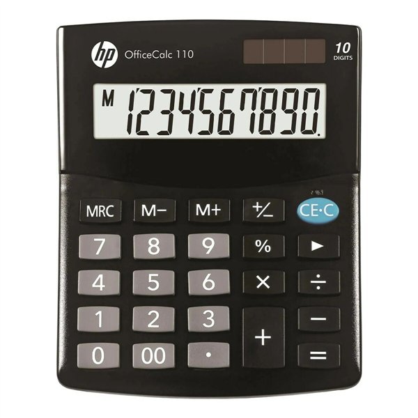 Calculator HP HPKOC110 Black Plastic