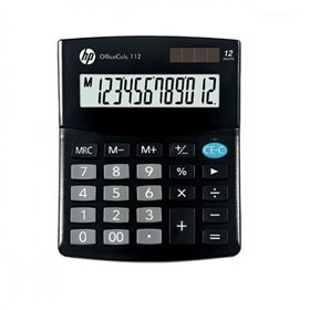 Calculator HP HPKOC112 Black Plastic