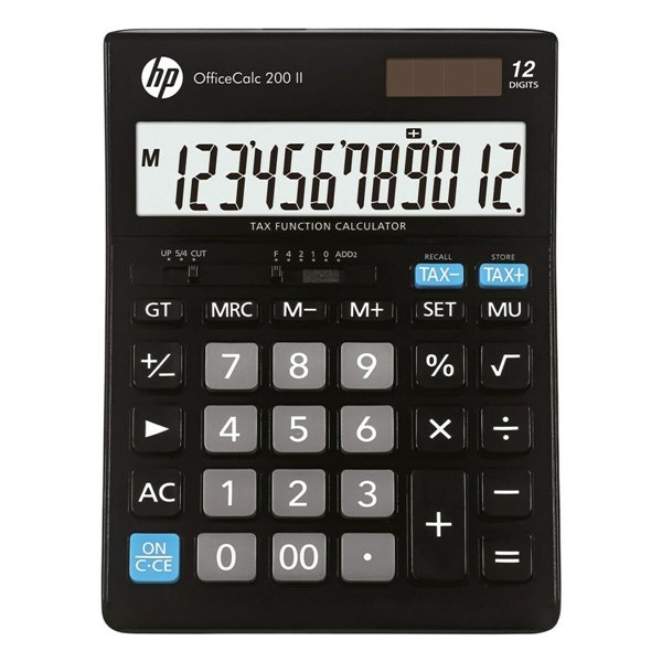 Calculator HP HPKOC200II Black Plastic