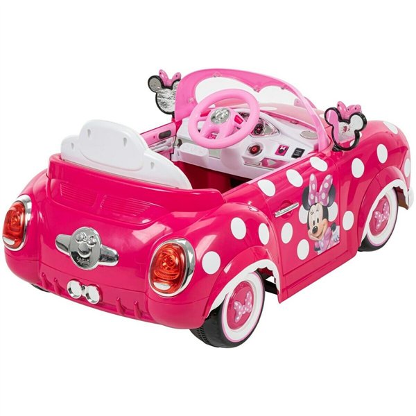 Children's Electric Car Huffy 17315W White Black Pink