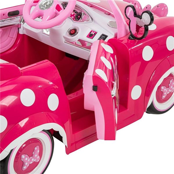 Children's Electric Car Huffy 17315W White Black Pink