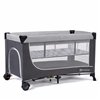 Baby Crib Kinderkraft KCLEOD00GRY0000
