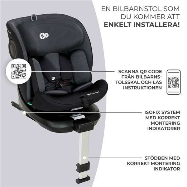 Car Chair Kinderkraft KCI36000BLK0000 Black