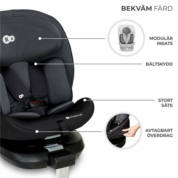 Car Chair Kinderkraft KCI36000BLK0000 Black