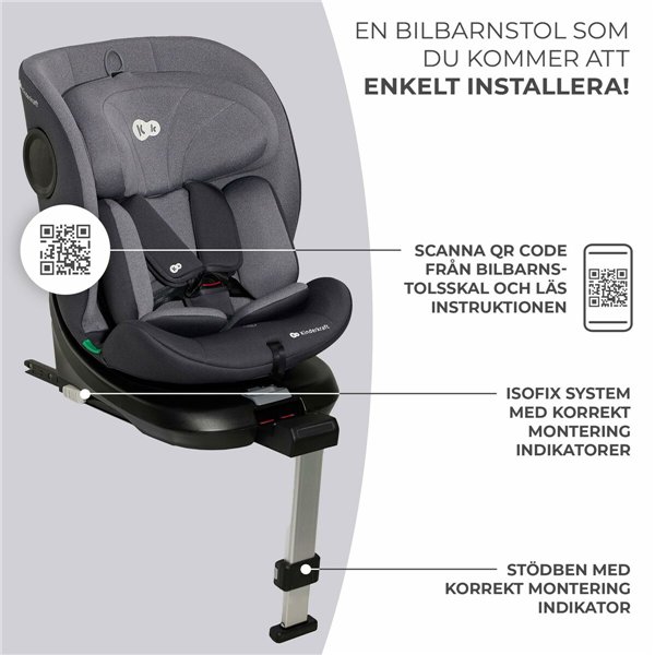 Car Chair Kinderkraft KCI36000GRY0000 Grey