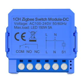 Avatto ZWSM16-DC-1 intelligent 1-channel ZigBee switch module with voltage-free DC contact