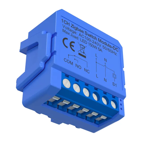 Avatto ZWSM16-DC-1 intelligent 1-channel ZigBee switch module with voltage-free DC contact