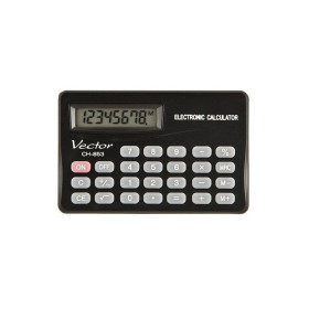 Calculator Vector KAV CH-853 Black Plastic