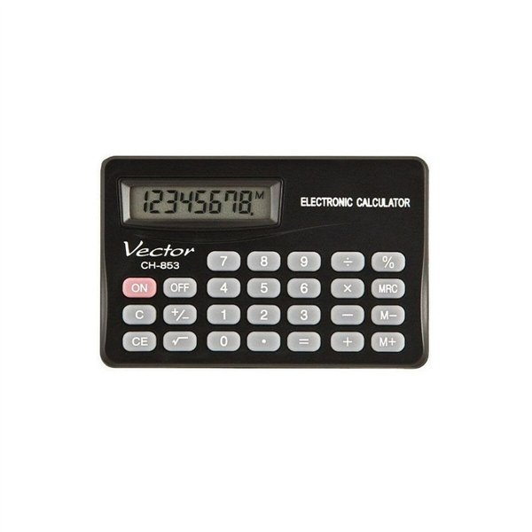 Calculator Vector KAV CH-853 Black Plastic