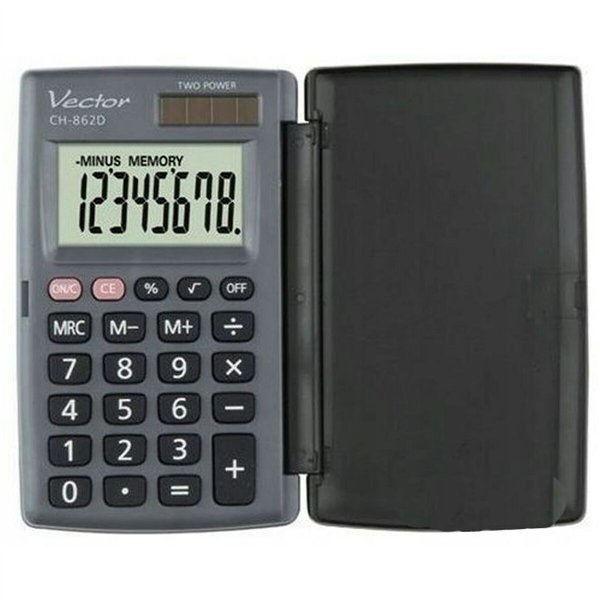Calculator Vector KAV CH-862D Grey Plastic