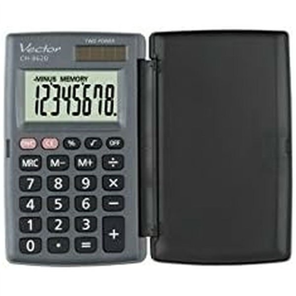 Calculator Vector KAV CH-862D Grey Plastic