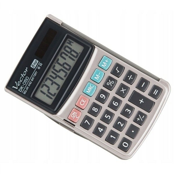 Calculator Vector DK-050 Grey Plastic