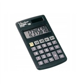 Calculator Vector DK-055 Black Plastic