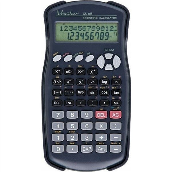 Scientific Calculator Vector KAV CS-105 Black