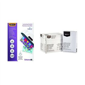 Laminating sleeves Fellowes 5306114 Transparent A4 (100 Units)