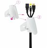 Cable Organiser NANOCABLE 10.36.0002-W White Plastic