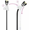Cable Organiser NANOCABLE 10.36.0002-W White Plastic