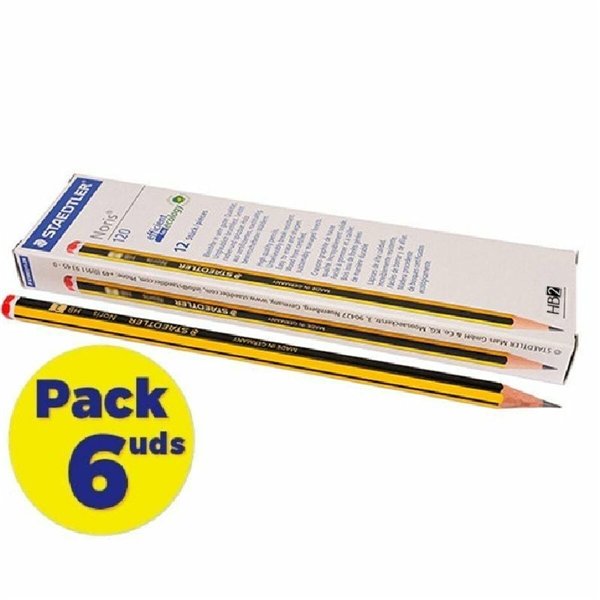 Pencils Staedtler Noris 120-2 Graphite (12 Pieces) (12 Units)