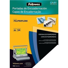 Binding covers Fellowes Futura Black A4 Plastic Binding (100 Units)