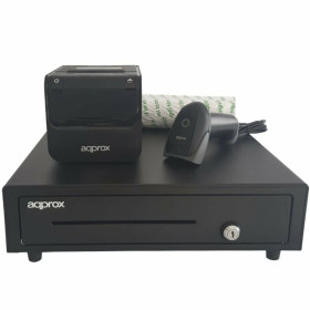 Cash Register Drawer approx! APPPOSPACK4180-2D Black