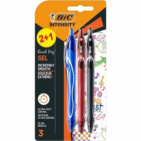 Set of Biros Bic Gelocity Quick Dry 972035