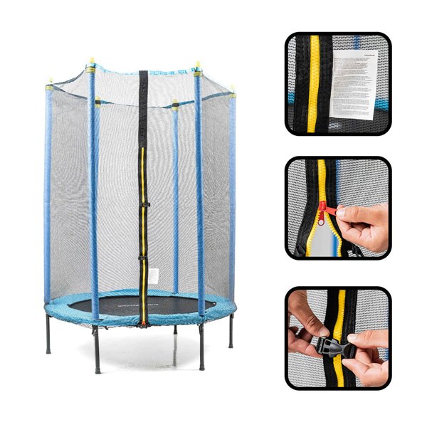 Kids Trampoline with Safety Enclosure Zuply InnovaGoods