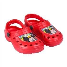 Beach Sandals Mickey Mouse Red