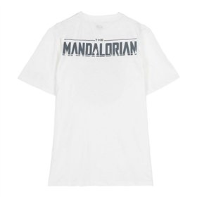 Child's Short Sleeve T-Shirt The Mandalorian White