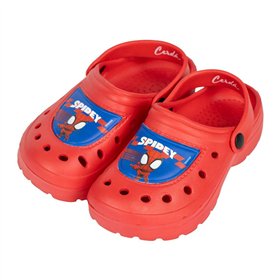 Beach Sandals Spidey Red