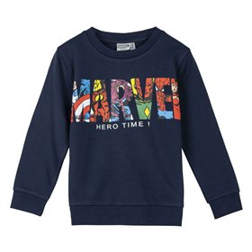 Children’s Sweatshirt without Hood Marvel Dark blue