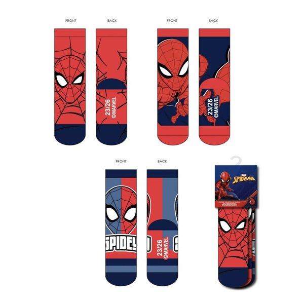 Socks Spider-Man 3 pairs