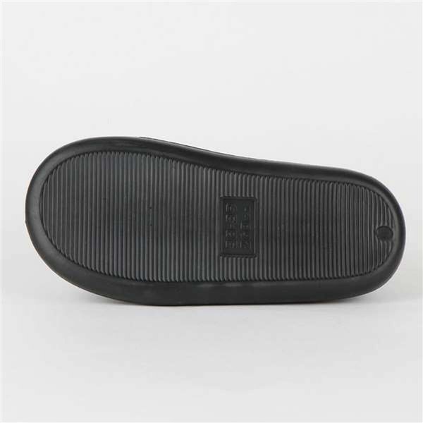 House Slippers Superman Black