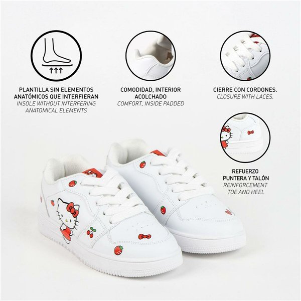Sports Shoes for Kids Hello Kitty White