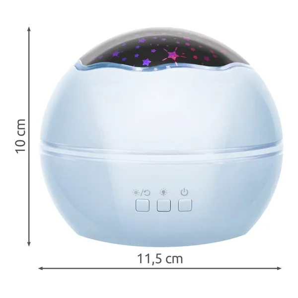 Night light with projector - blue LP16858