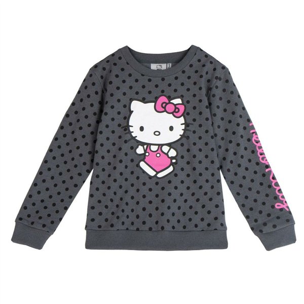 Hoodless Sweatshirt for Girls Hello Kitty Dark grey