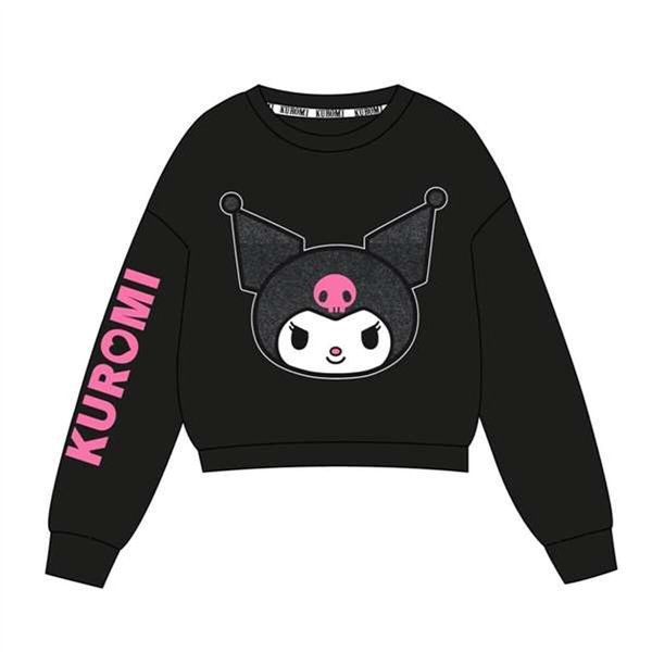 Hoodless Sweatshirt for Girls Hello Kitty Black