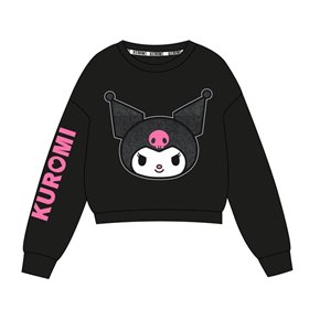 Hoodless Sweatshirt for Girls Hello Kitty Black