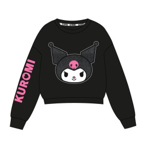 Hoodless Sweatshirt for Girls Hello Kitty Black