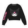 Hoodless Sweatshirt for Girls Hello Kitty Black