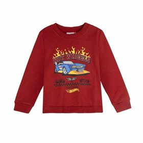 Children’s Sweatshirt without Hood Hot Wheels Red